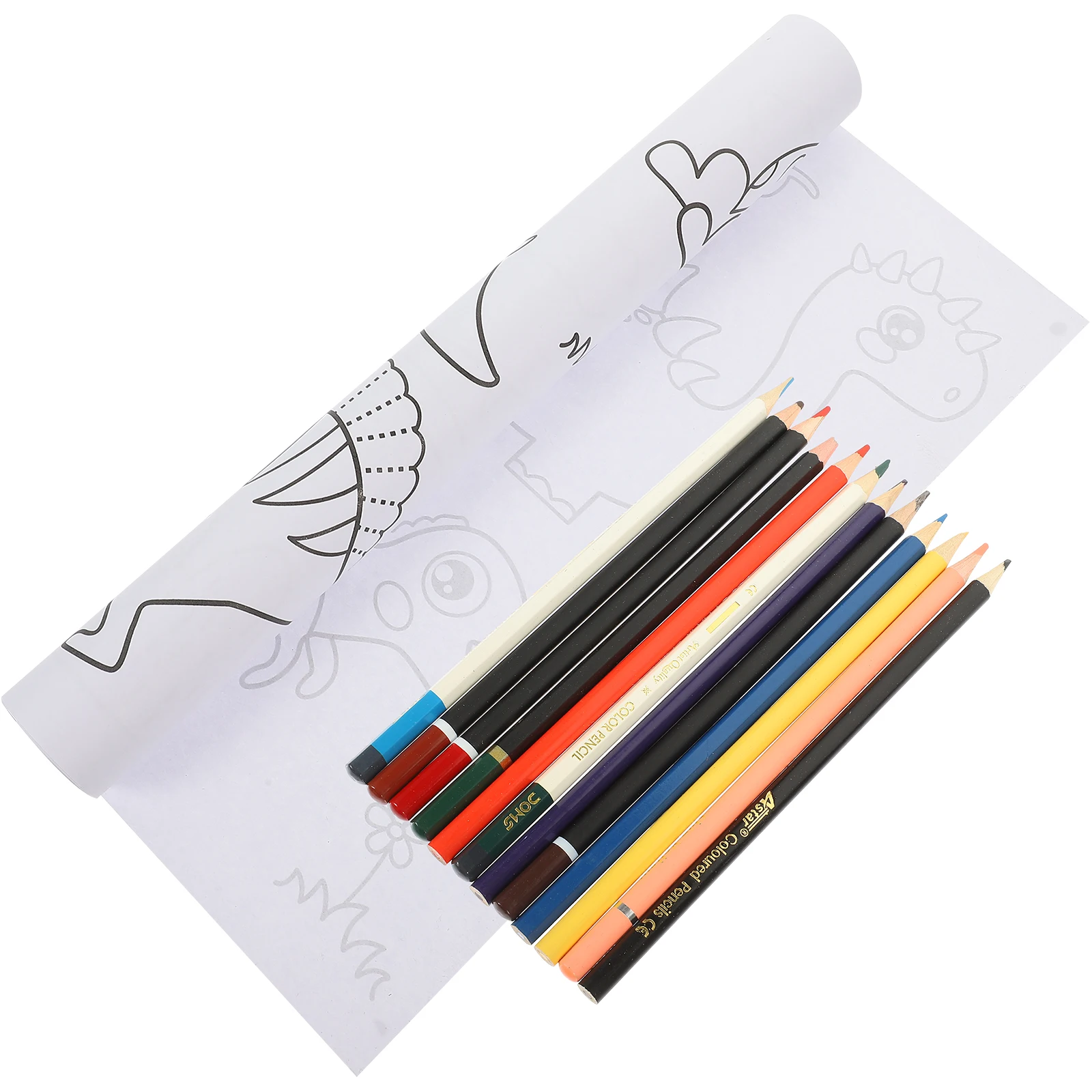 

Coloring Poster Kids Drawing Pad Premium Paper Great for Home School Homework Fun Graffiti Roll Painting