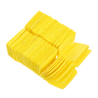 200pcs Soldering Iron Sponge High Temp Cleaning Pads Brass Tip Cleaner Efficient Cleaning Material Easy To Use