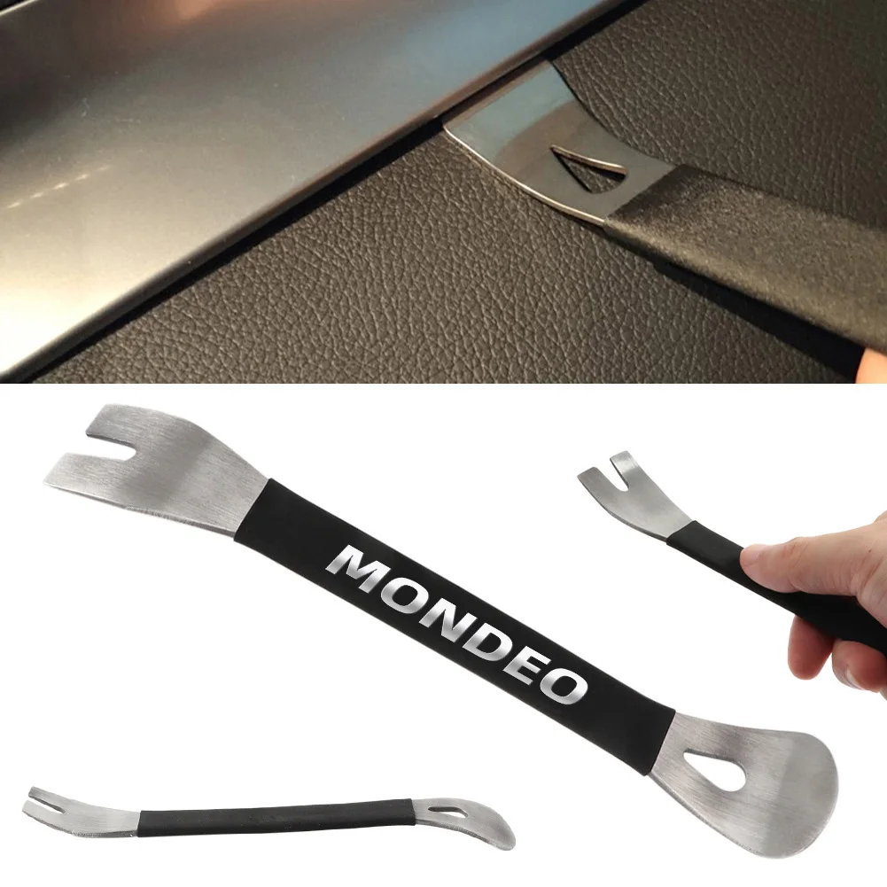 1PCS Car Interior Installation Removal Tool Stainless Steel Pry Plate for Ford Mondeo mk3 mk4 mk5 Car Styling