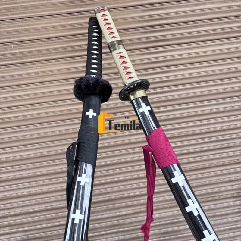 

Anime Cosplay Props 2D 100cm Show One Piece Trafalgar D Water Law ZORO Weapon Party Props Gift Collectibles