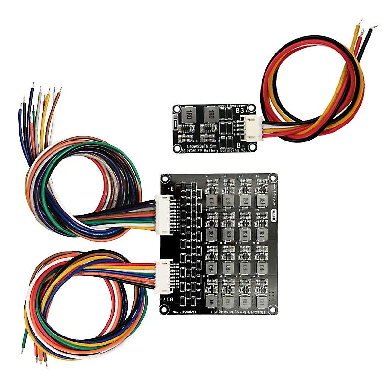 Balancer activo 1.2A para Lifepo4 3S 4S 5S 6S 7S 8S 9S 10S 12S 13S 14S 16S 17S, tablero de balance inductivo BMS Li-ion 2