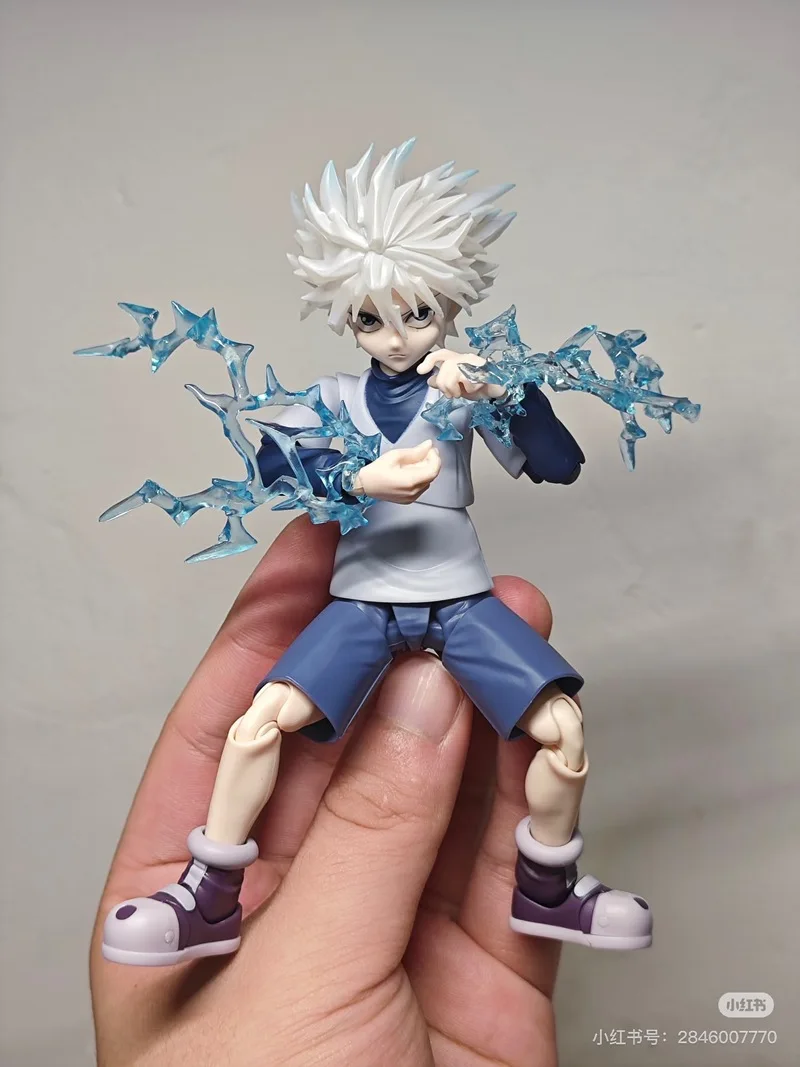 

Bandai Hunter X Hunter Shf Action Figures - Killua Zaoldyeck & Gon Freecss Original Anime Model Collection Toys Birthday Gift
