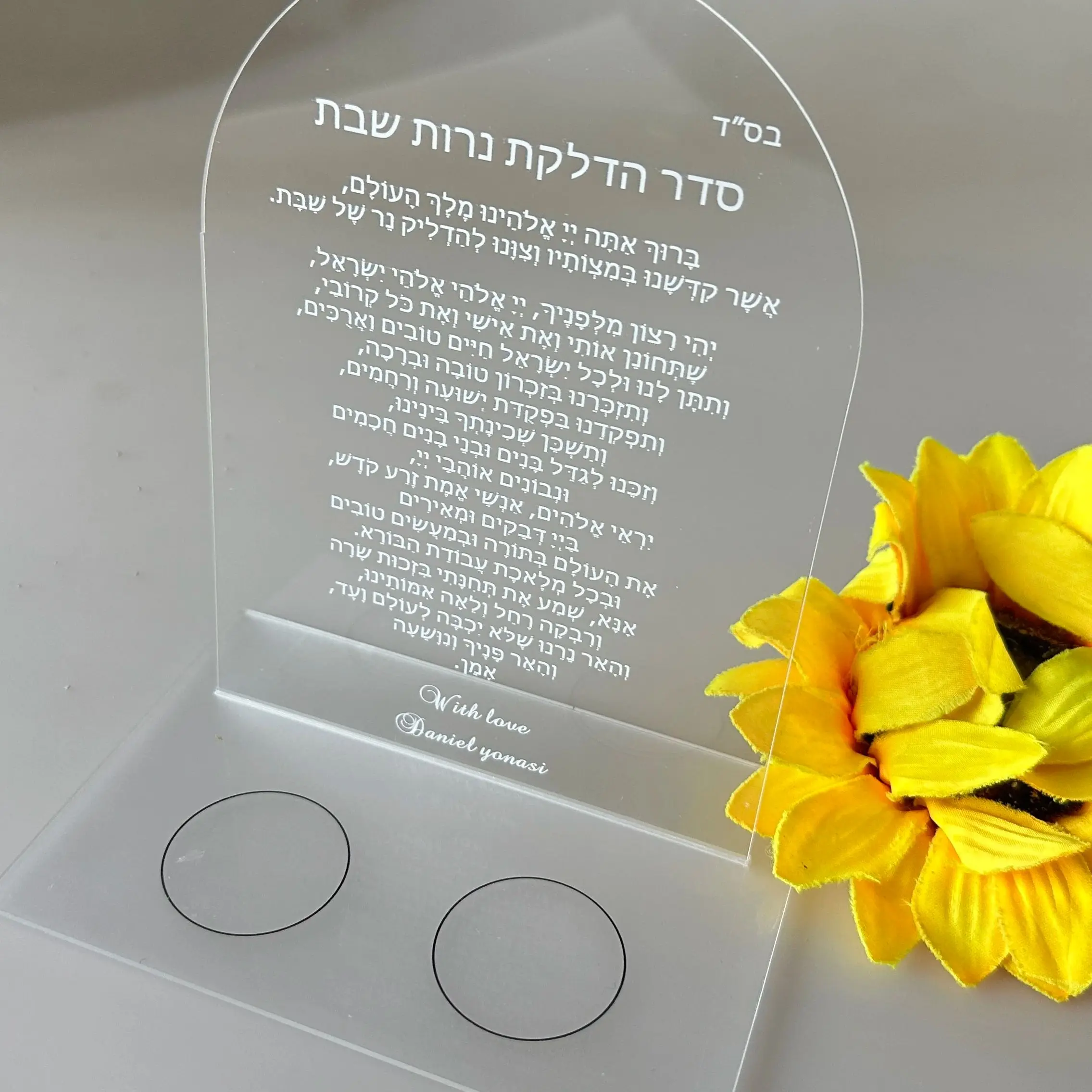 

10pcs Arch Lighting Candles Prayer Souvenir Gift,Bar Mitzvah Wedding,Custom Dedication,Blessing Card for Gift Favor Decoration