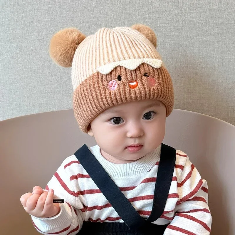 

Cute Cartoon Animals Baby Hat Winter Thicken Warm Baby Boys Girls Ear Protection Cap Beanies Soft Toddler Kids Pullover Hats