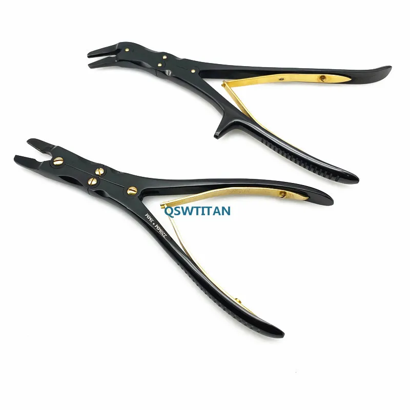 Double Action Bone Rongeurs Black Double joint Bone forcep Veterinary Orthopedics Instruments