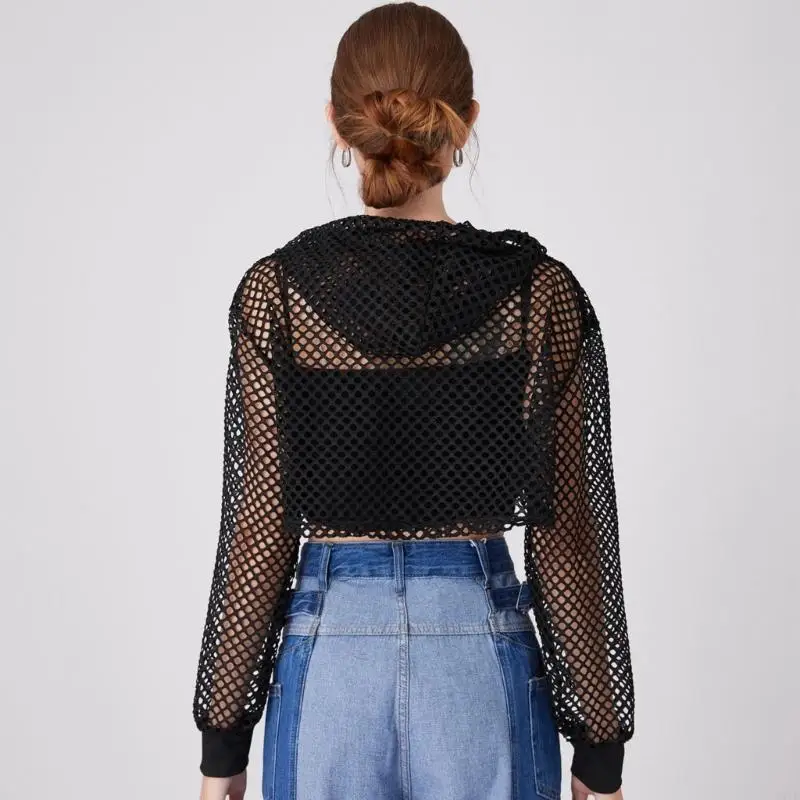 C71F أنيقة انفصال كاذبة طوق كم طويل سترة الإناث نصف قميص كم طويل كاذبة طوق سترة فستان العرض #4