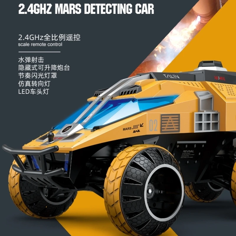 

Rc Car G2065 1:12 Full Scale Mars Detecting Car Six-Wheeled Space Vehicle Car Rc Tank Remote Control Toys For Birthday Gifts