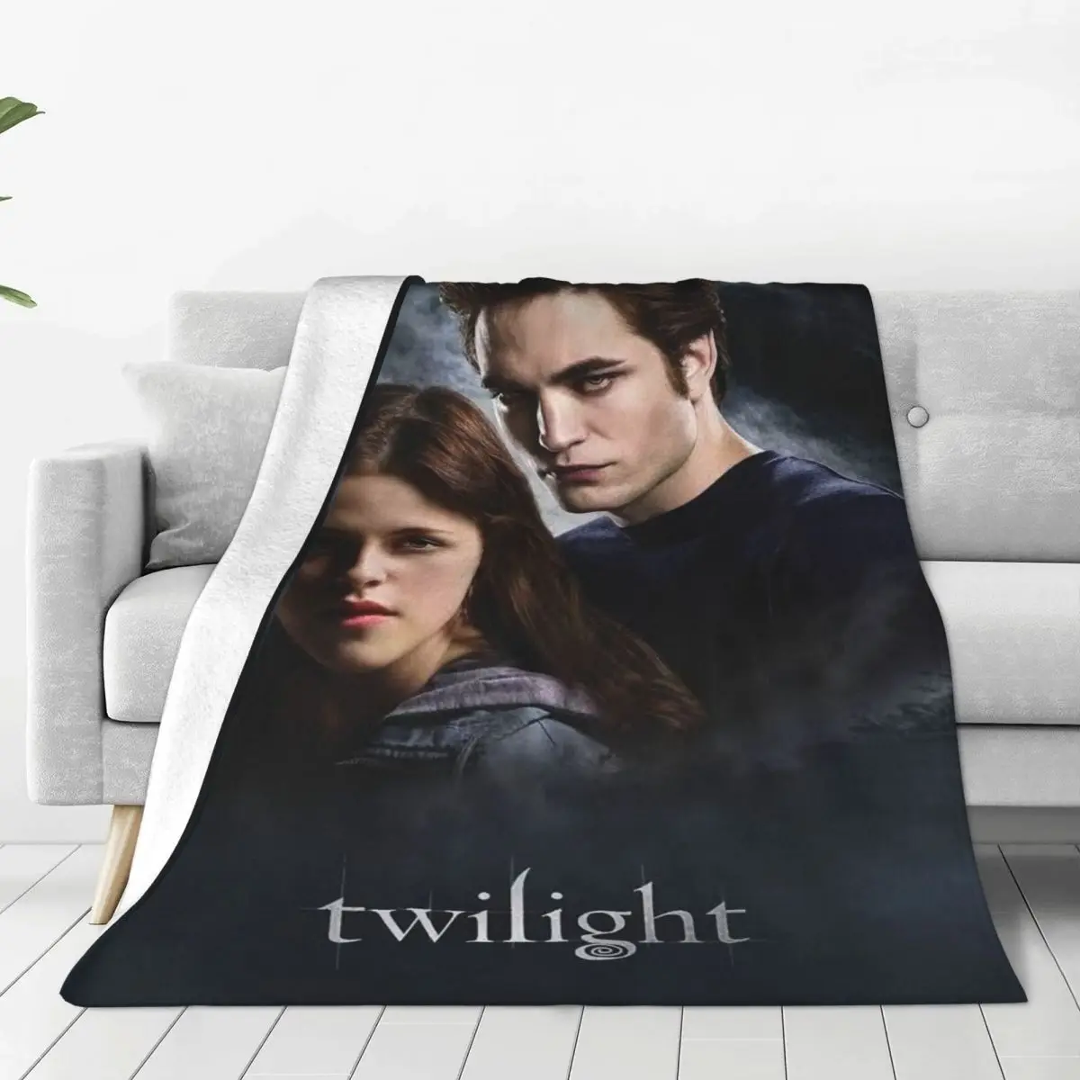 Twilight Durable Flannel Blanket - Easy Care Fleece Throw for Home Decor and Cozy Evenings with Family and Friends Together