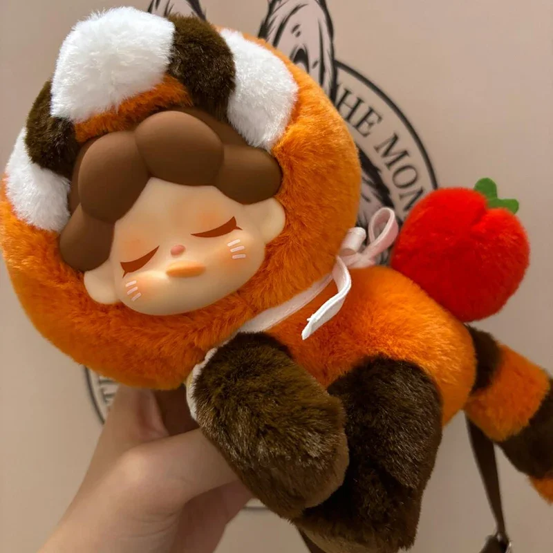 Genuine Wendy Zoo School Series Box Figure Kawaii Plush Doll Backpack Pendant Mystery Box Toys Cute Raccoon Kids Surprise Gifts