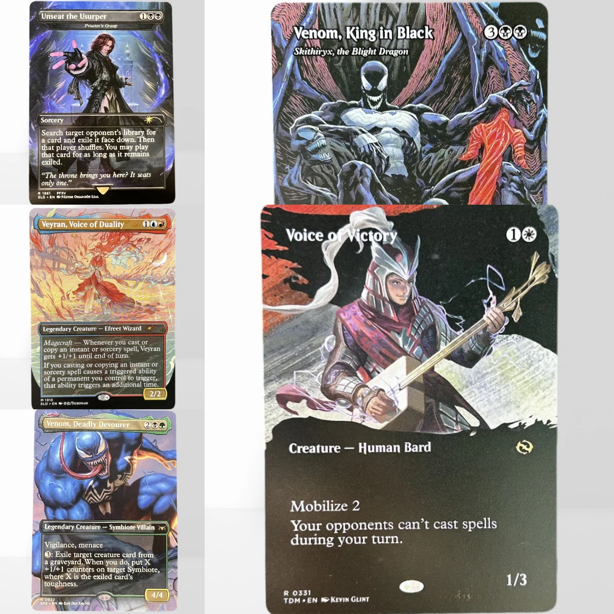 HOLO39-1-U-V TCG Proxy Mágico Voice of Victory Vault of Champions Underworld Breach Void Winnower German Black Core