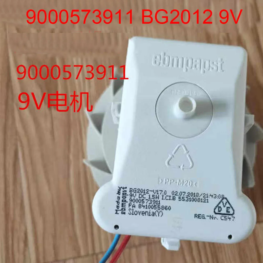 Adequado para motor de ventilador de geladeira Siemens, motor de freezer 9000573911 BG2012 motor 9V, motor 9V