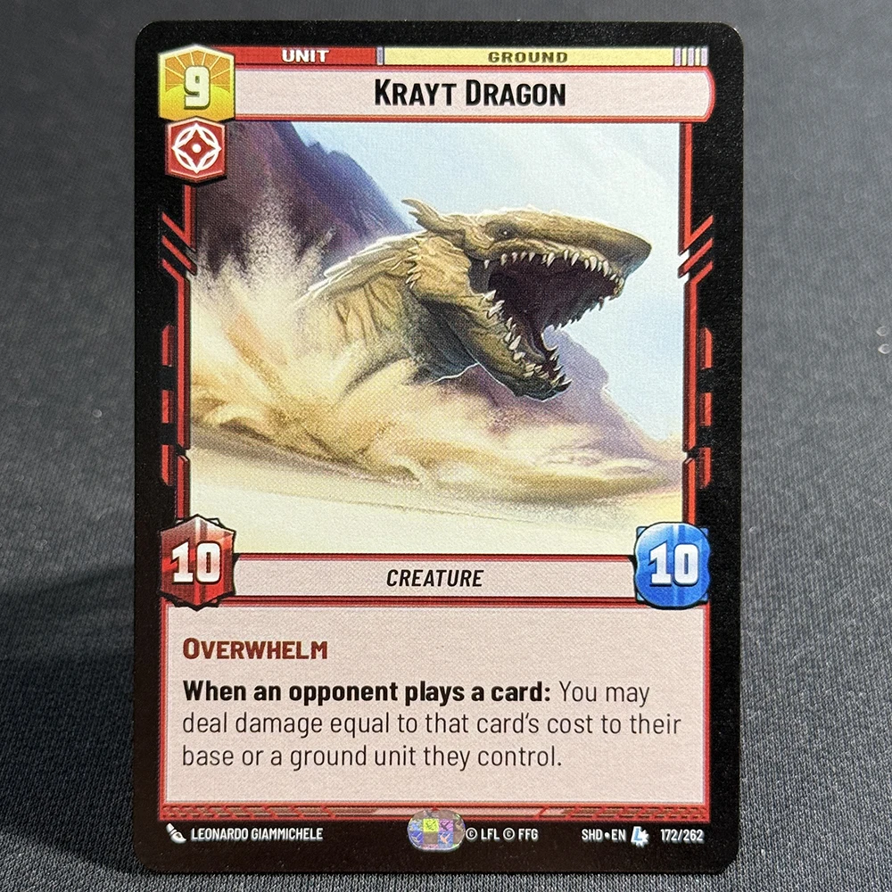 Regular Star Wars Custom Proxy Cards Aggression Boba Fett Cunning Krayt Dragon Luke Skywalker Poe Dameron Vigilance Engliah