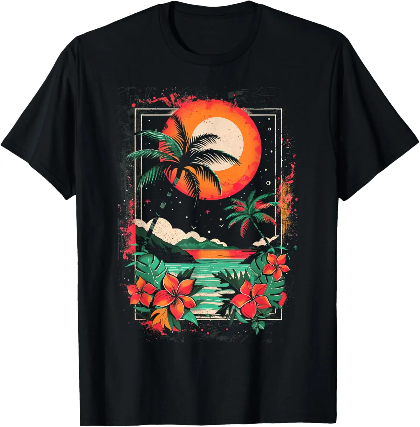 

Hawaiian Design | Cool Graphic Tee | S - 6XL | Men's Graphic T-Shirt