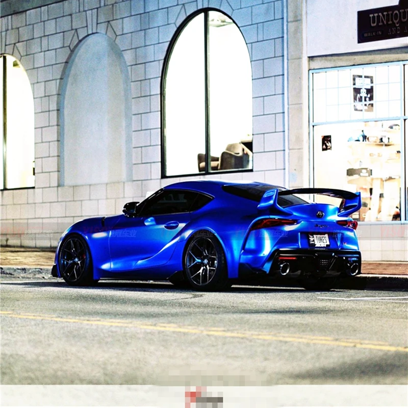 

FOR Toyota Supra A90 2019 2020 2021 Car Styling Carbon Fiber FRP Rear Spoiler Trunk Wing