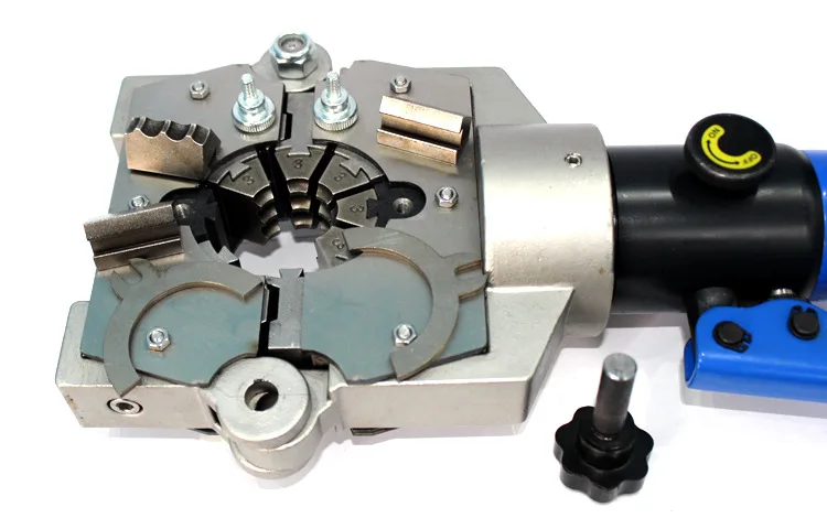 Manual Hydraulic Tube Press Machine 8 Dies for Car Air Conditioning Alloy Sleeve