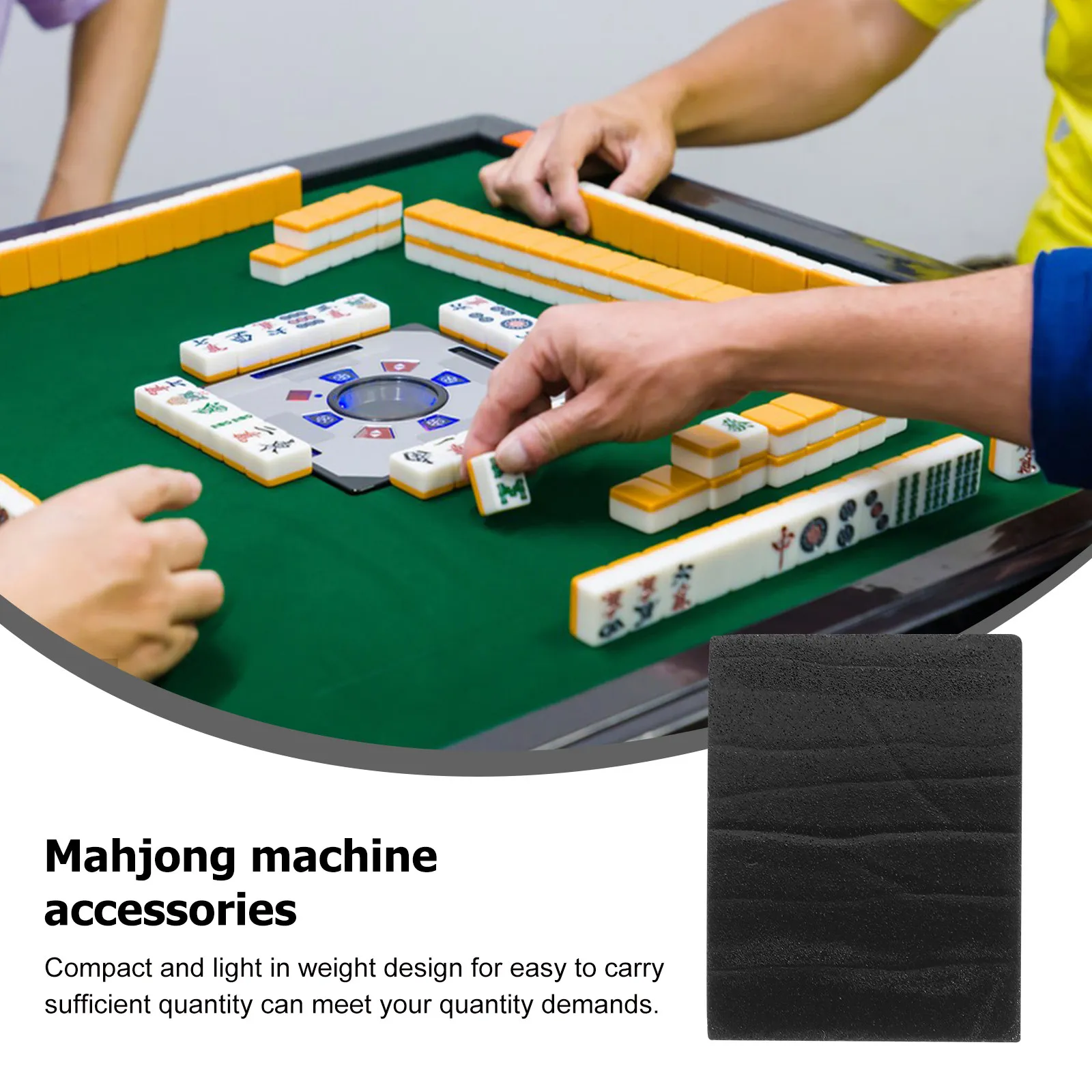 4Pcs Mahjong Machine Pads Silent Foam Cushion Replacement Heads Smooth Push Automatic Mahjong Table Parts Accessories