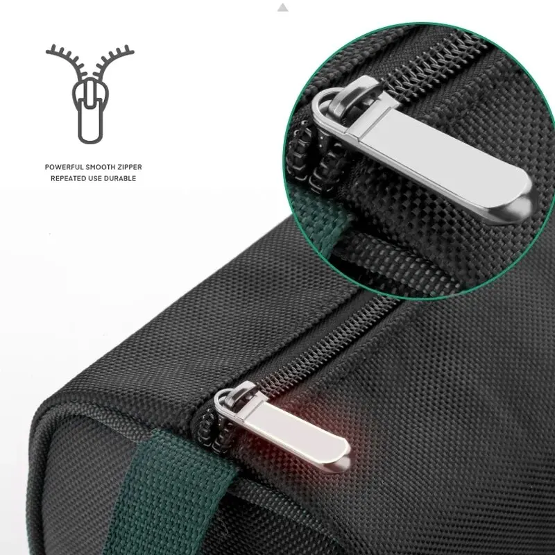 Square Small Single Double-Layer Network Electrician And Hardware Multifunctional Tool Bag, Suitable For Hardware Network Work