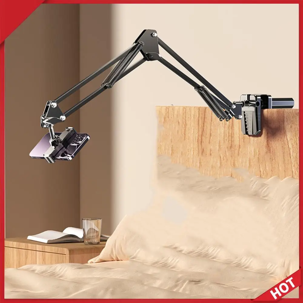 

Универсальный гибкий держатель для телефона на прикроватную тумбочку/стол, регулируемый на 360°, с кронштейном-подставкой для всех телефонов