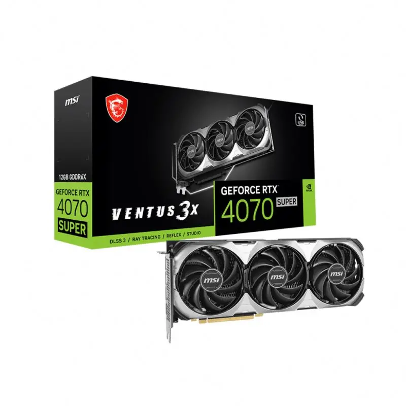 2024 New  RTX 4070 SUPER 12G VENTUS 3X Sealed Package Gaming Video Cards Gaming PC RTX 4070 Super