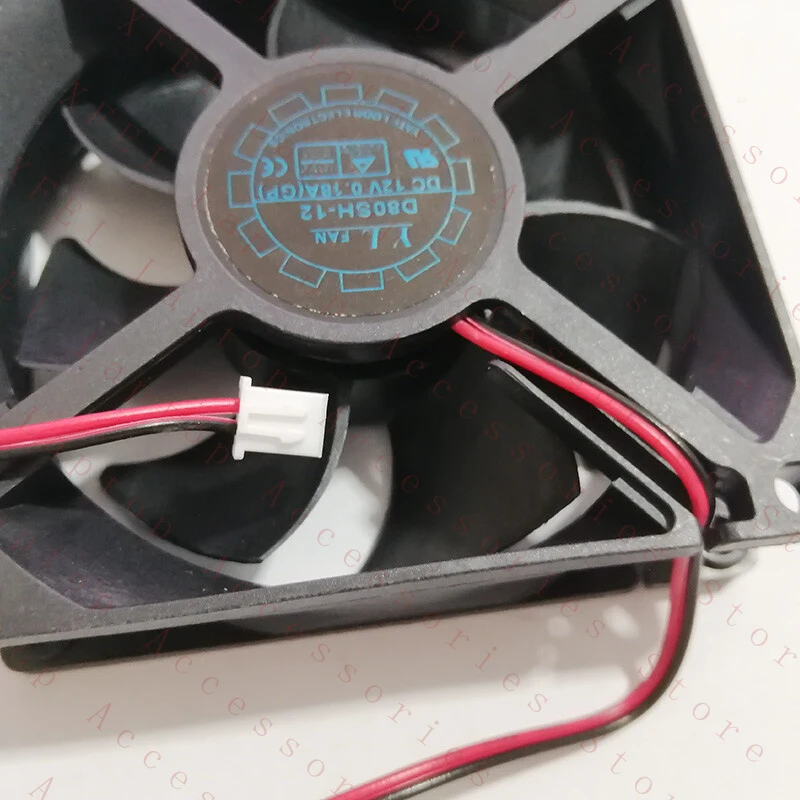 D  1PC D80SH-12 Cooling Fan 12V 0.18A Chassis Power Mute 8CM New