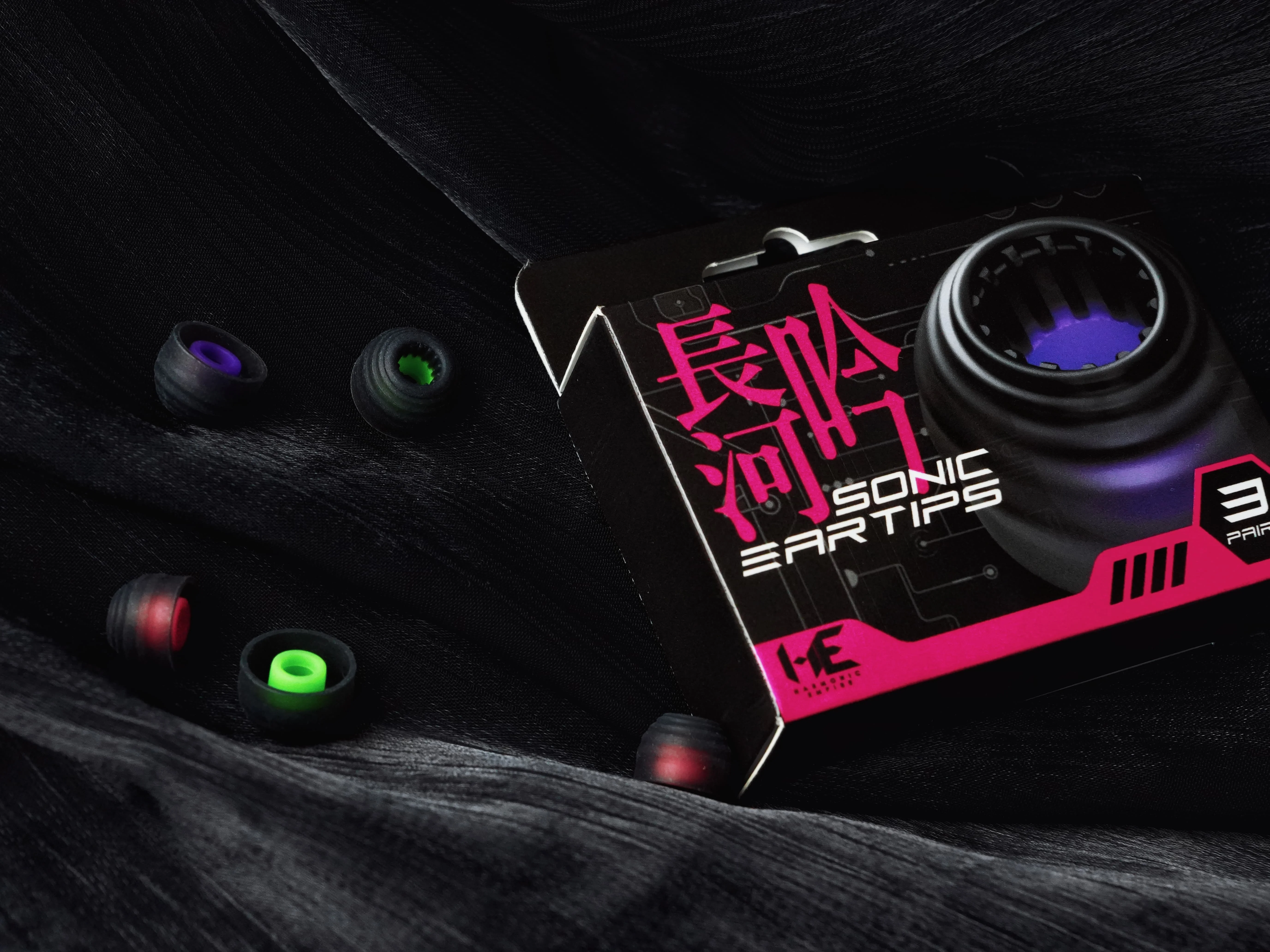 HE Auricolari sonici Canzone dei auricolari ibridi in silicone Long River