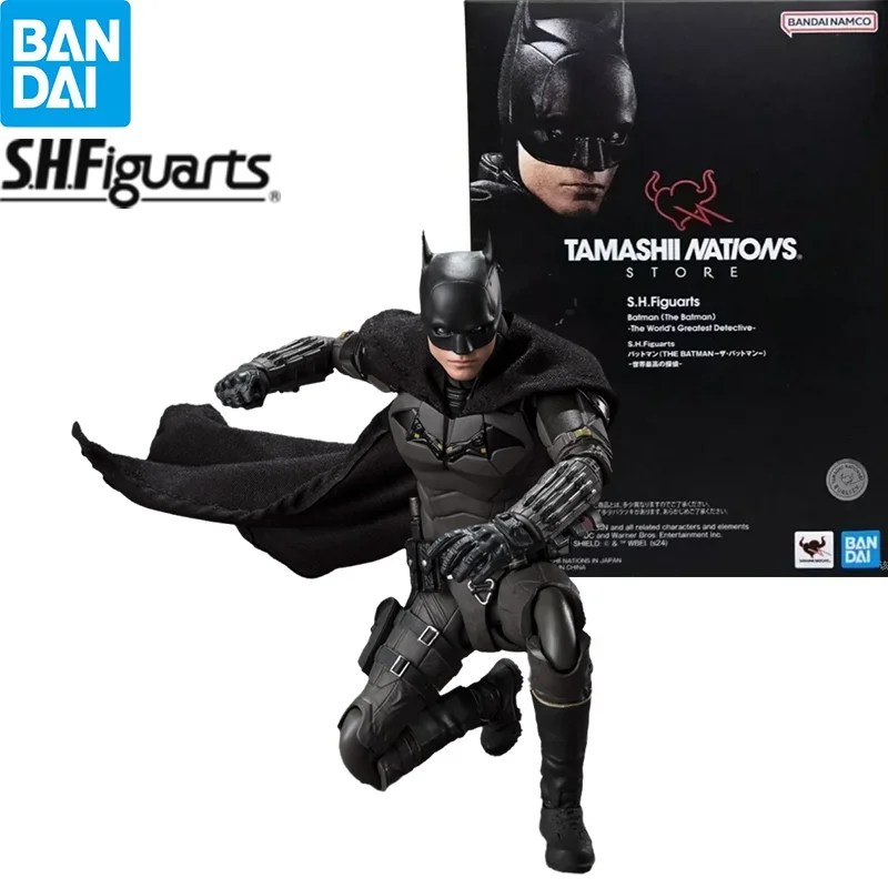 

In Stock Bandai S.H.Figuarts Batman The Batman The World's Greatest Detective Collectible Anime Figure Action Model Toys Boy