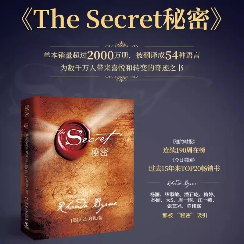 The Secret Written by Mentor Randa Byrne The Law of Attraction, Philosophy of Life, Inspiration, and Success Study Book