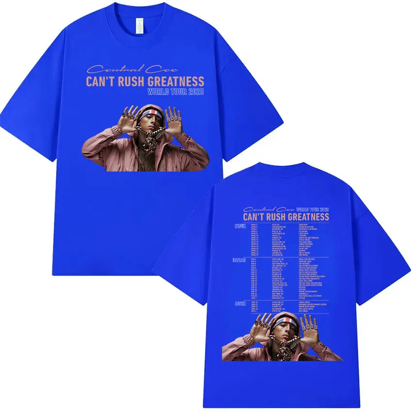 Rapper CENTRAL CEE CAN T RUSH GREATNESS World Tour 2025 Graphic T