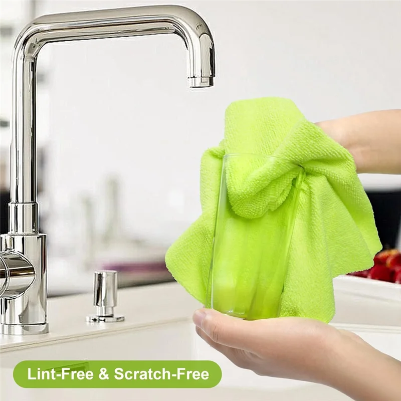 

FGGS-Microfiber Cleaning Cloth Roll,Reusable Tear Away Microfiber Towels,Washable Ultra Absorbent Rags 2 Roll