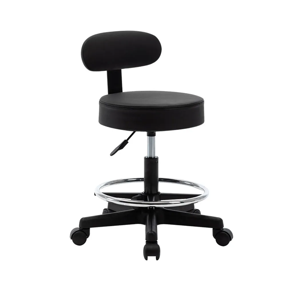 

Ergonomic Swivel Bar Stool with Height Adjustment for Beauty Salons, Labs, Workshops Professional Height Adjustable Bar Stool