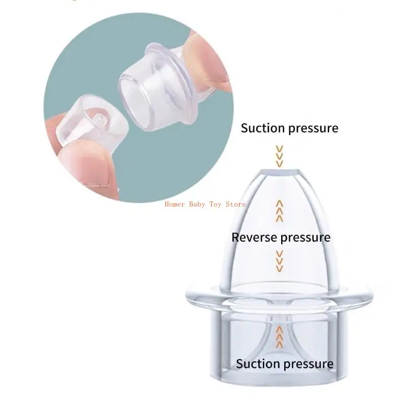 تساعد ملحقات منظف الأنف للأطفال J0PF على تنظيف أنف طفلك المسدود سهل الاستخدام وتنظيف خزانات سائل شفاط الأنف
