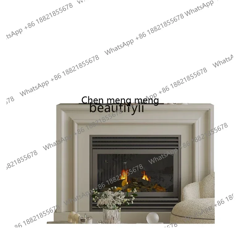 D178  y Fireplace dining room end view cabinet new American decorative cabinet floor wooden entrance living room storage customi