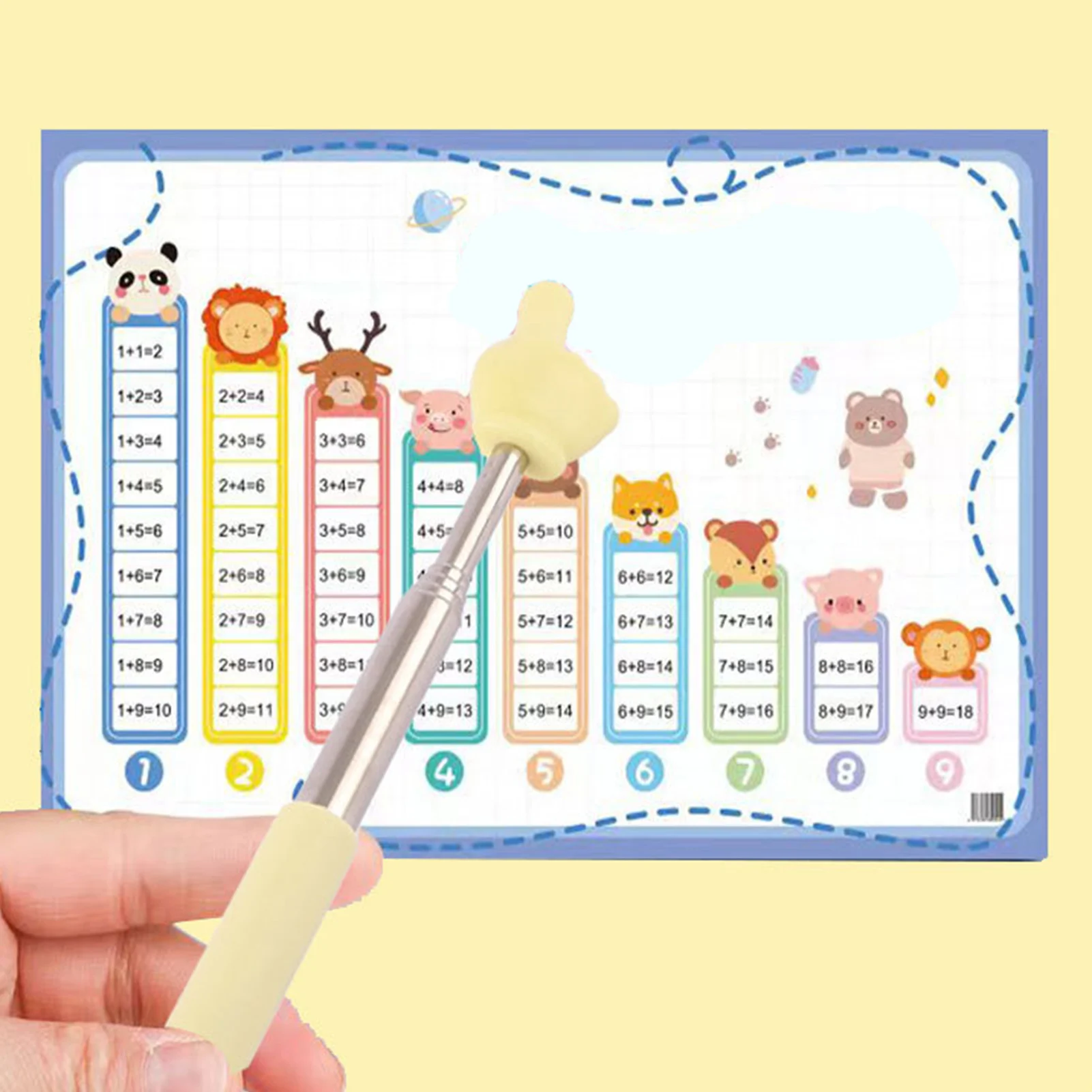 Retractable Teachers Pointer Stick Finger Pointer Plastic Collapsible Finger Pointing Stick Classroom Essentials for Elementary