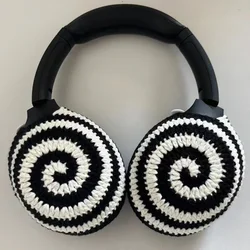 for Sony XM4/5 Knitted headphone Protective Cover Handmade Bluetooth Earphone Decoration Personalized Design Plush Case Cover