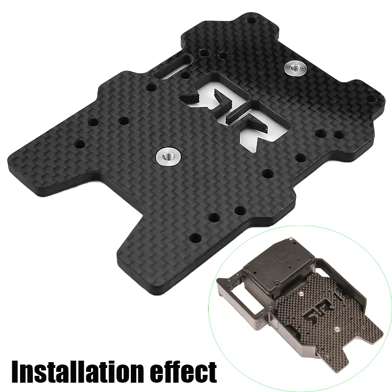 

RC Car Carbon Fiber Electrical Adapter Board ESC Cover Rc Car for 1/7 ARRMA LIMITLESS F1 V2 Speed Bash Roller Car Upgrade Parts