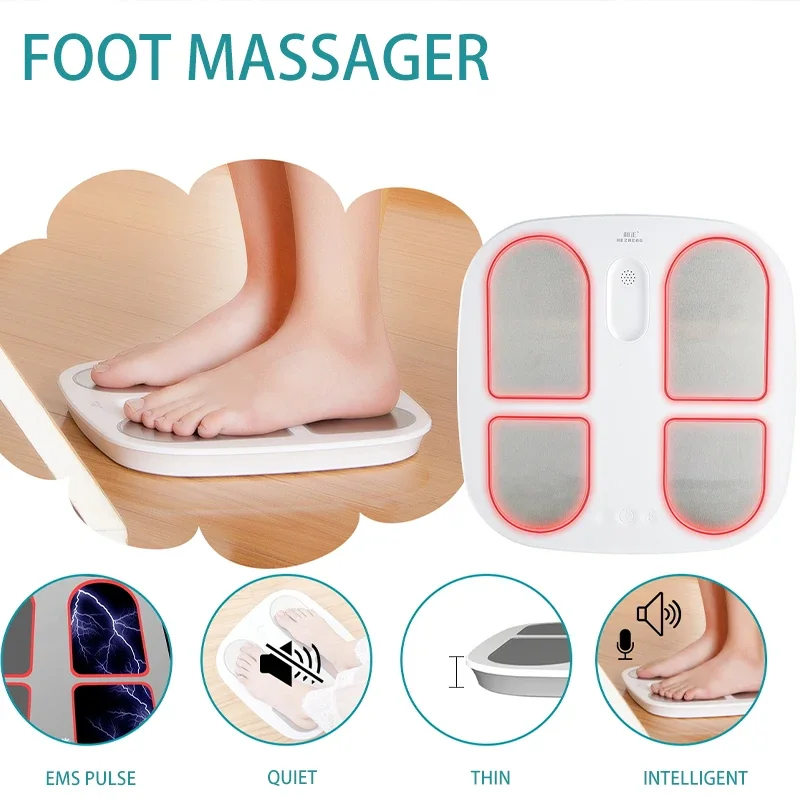 2024 Hot Selling Products TENS Massage Pad Feet Muscle Massage Mat Electric Vibrating EMS Electric Foot Massager