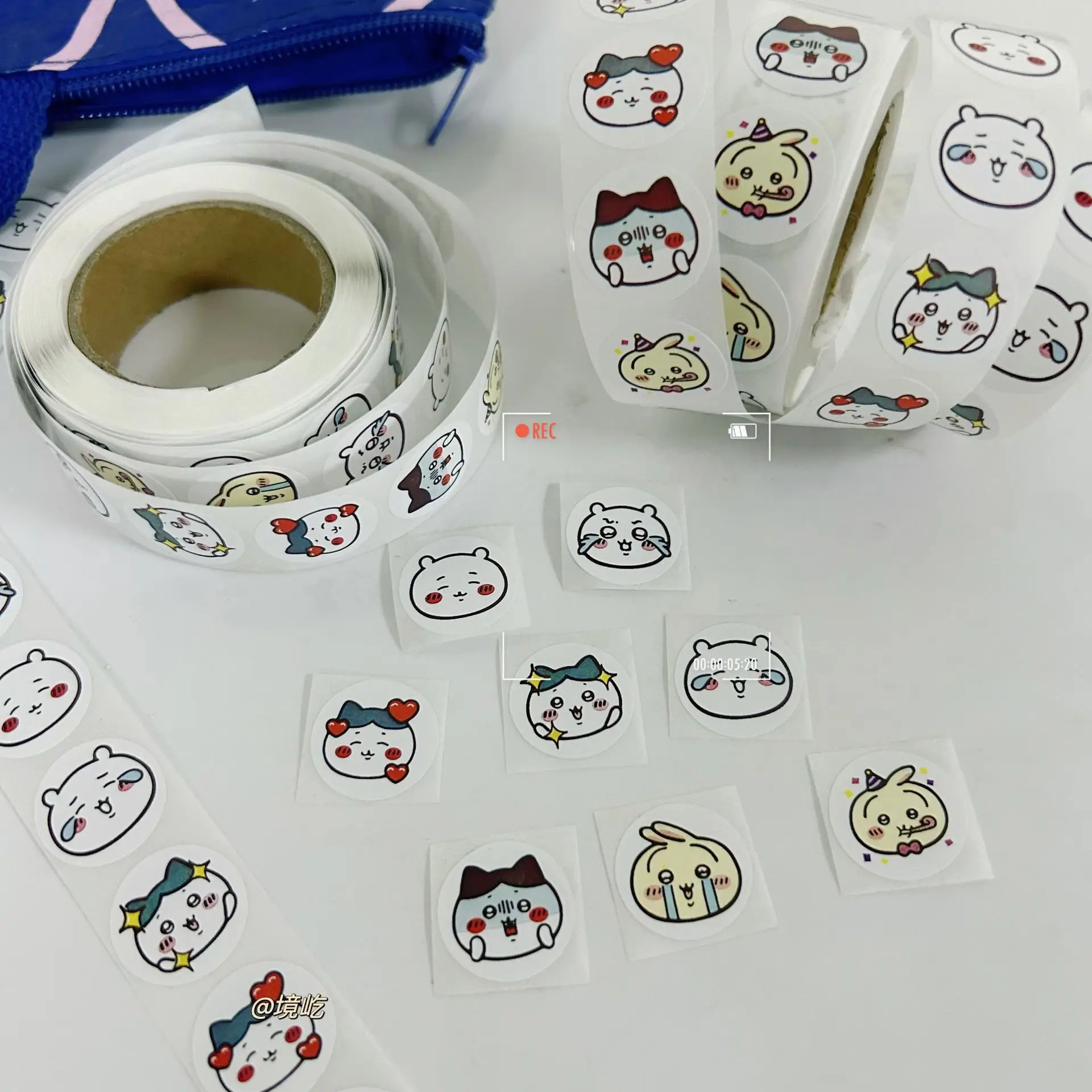 

500pcs Kawaii chiikawa Cartoon Stickers Decorative Desk Laptop Scrapbook Luggage Stationery Cute Graffiti Sticker for Kids Gift