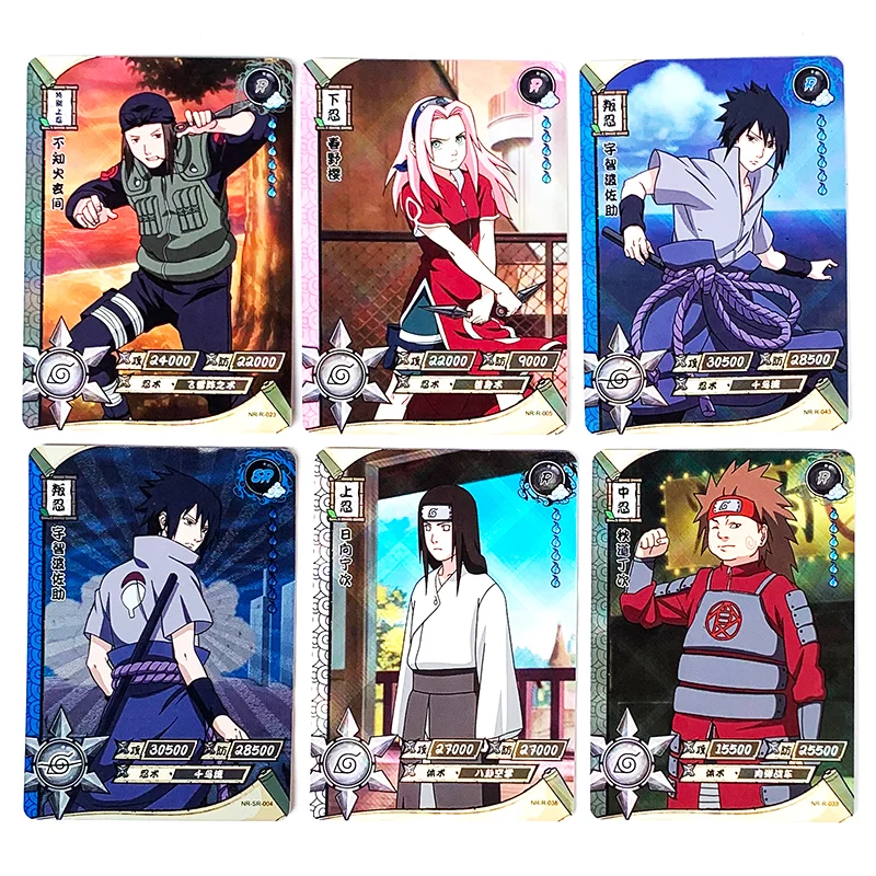 5/25/50PCS KAYOU Naruto Collection Cards Tire2 Wave1 Full Set Booster Box Kayou Uzumaki Uchiha Anime Playing Game Cartas  Gift