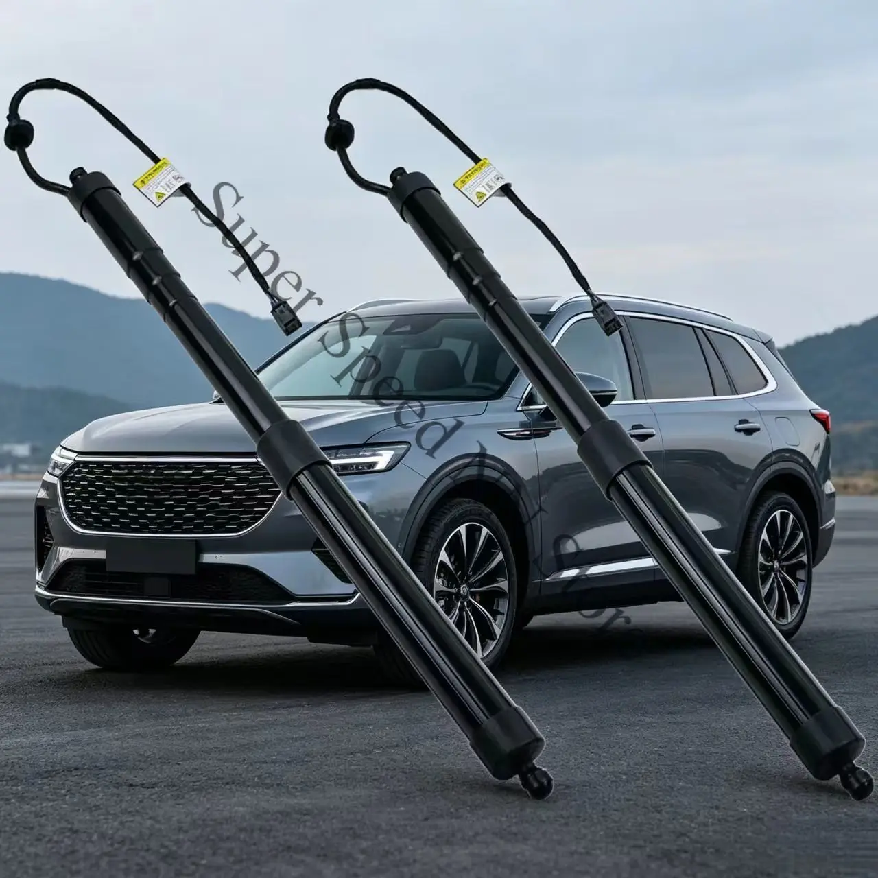 Trunk Shock Absorber for 2015-2021 Volkswagen Touareg - Tailgate Gas Spring Struts 5TA827851C, Rust-Resistant & Quiet