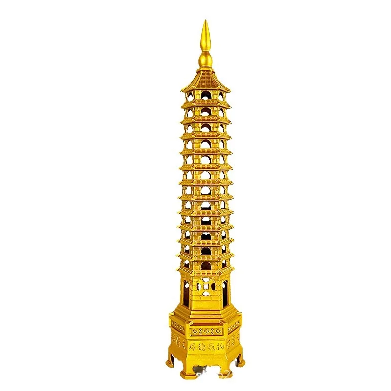 Manufacturer wholesales various Wenchang towers with six-sided inscriptions, die-cast products for exam success, Buddhist offeri