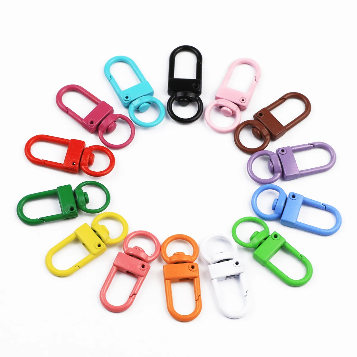 2~20pcs Colorful Lobster Clasps Hooks Key Chain Dolls/Label Hand
