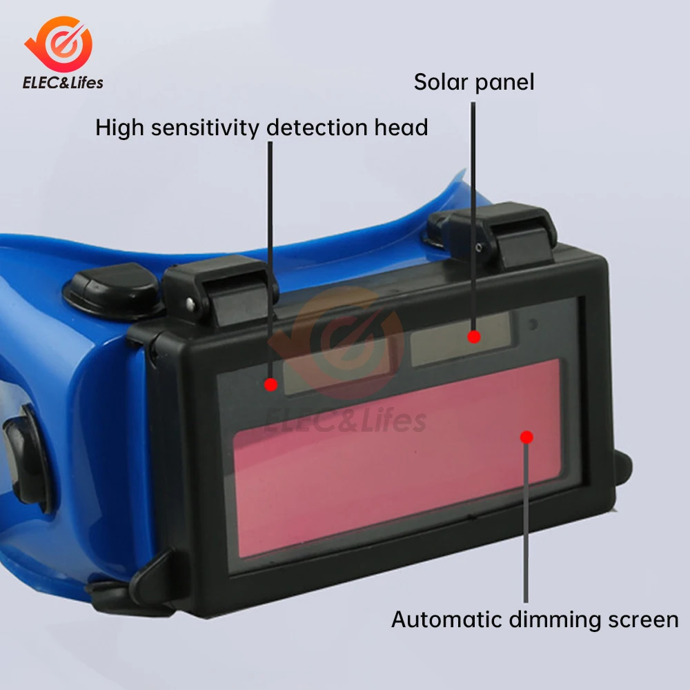 1Pcs Protective Glasses Solar Automatic Dimming Welding Mask/helmet/welding Cap/welding Lens/eye Mask Filter