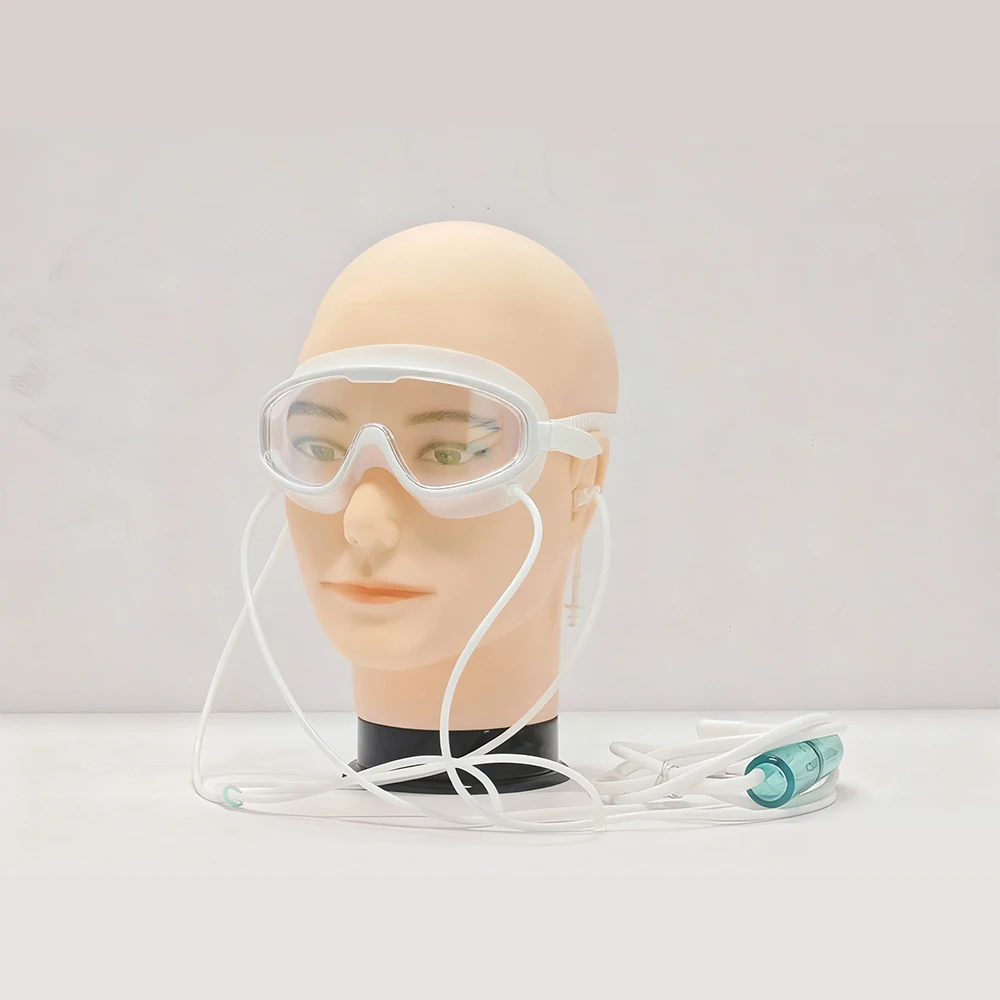 健康と美容のための水素アイマスク,2 in 1,多目的,水素吸引,眼鏡