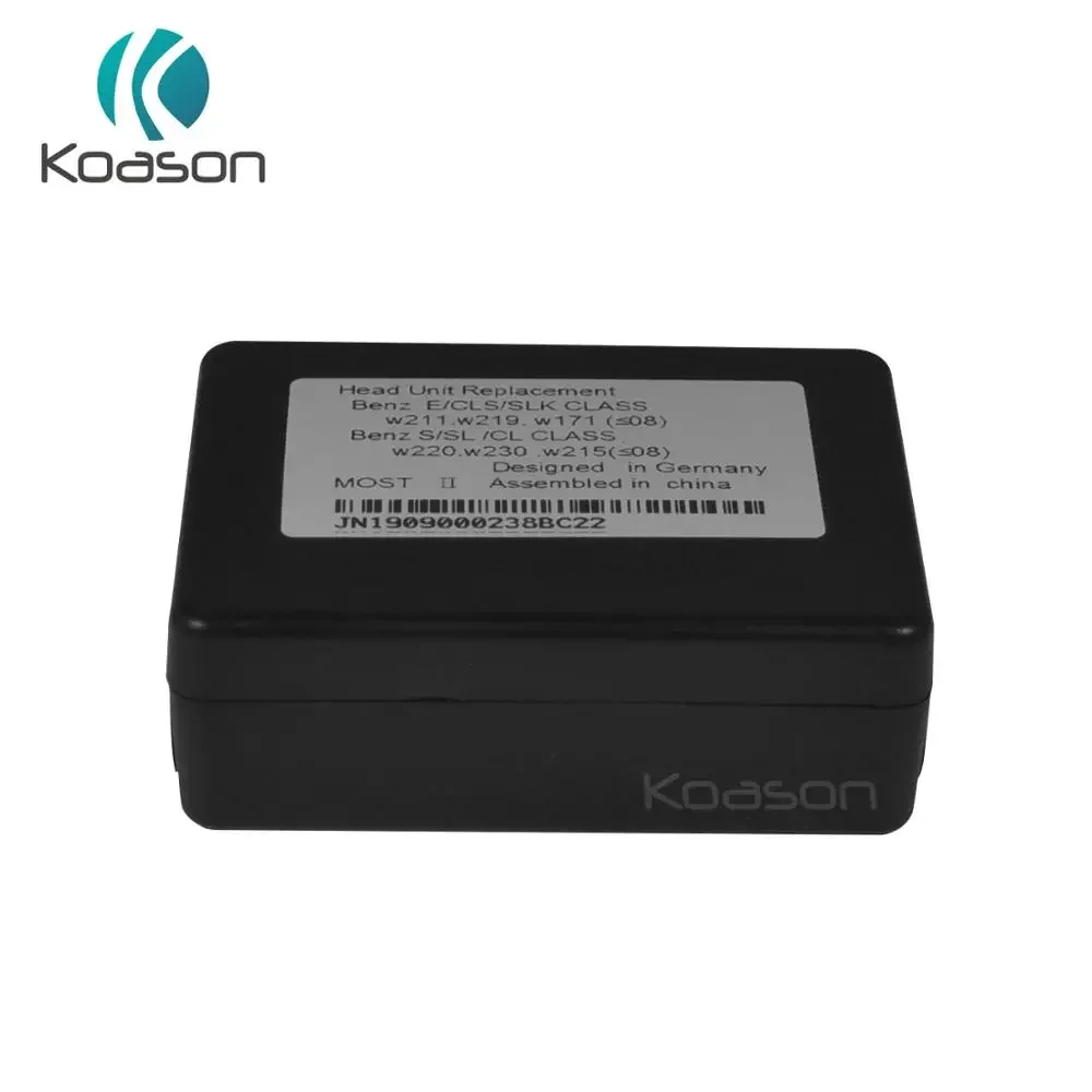 Koason Car Stereo Radio Optical Fiber Decoder Amplifier Adapter for Mercedes Benz E CLS SLK S SL CL CLASS