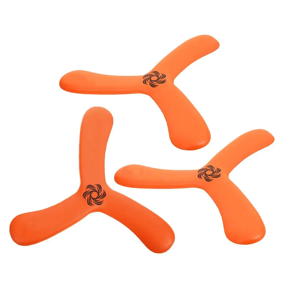 

3 Pcs Thickened Durable Boomerang Flying Disc Outdoor Leisure Game Family Beach Park Stable Flight Kids Sports Toy Wood Style
