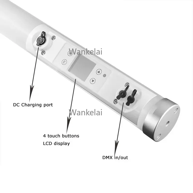 Wireless LED Battery Tube Light RGBW IP65 Pixel Tube FP1 IR Remote Wireless DMX for DJ Stage Club Event Wedding Light Filming