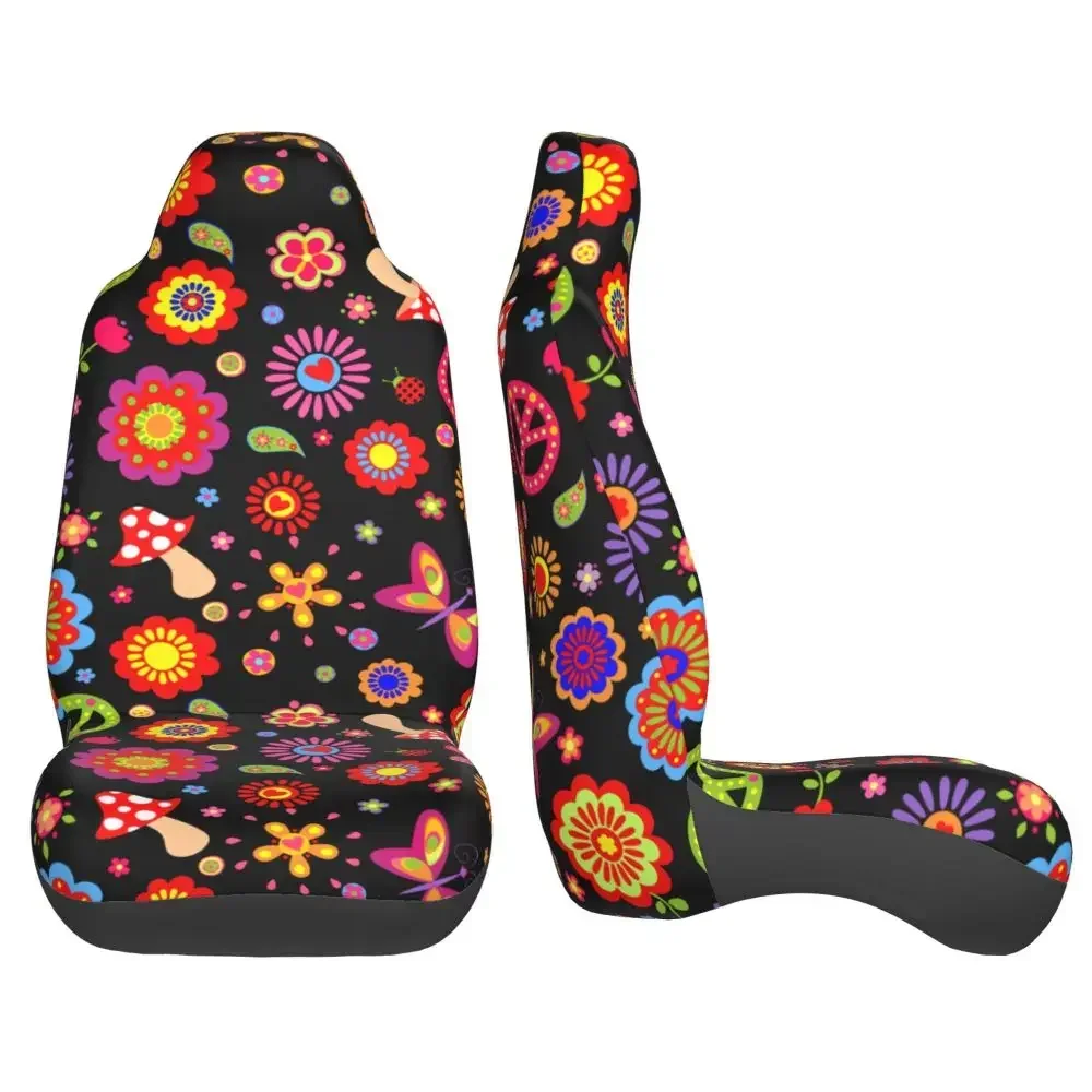Divertido Papel Tapiz Con Forma Seta، 2 Uds.، Funda Para Asiento Coche، Cojín Para Asiento Lantero Antiincrustante، صندوق