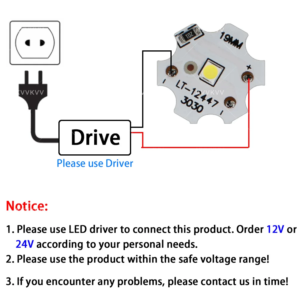 10 قطعة 12 فولت 24 فولت 19 مللي متر LED 1 واط مصباح أبيض دافئ مجلس DIY بها بنفسك لمبة LED زهر البرقوق مصباح لوحة النباتات مصدر الضوء رقائق إضاءة المنزل