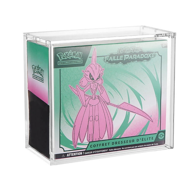 Acrylic Elite Trainer Box UPC BB Yugioh Cards Pack Protector MTG TCG Ultra  Premium Collection ETB Display Case for PokemonETB - AliExpress 15