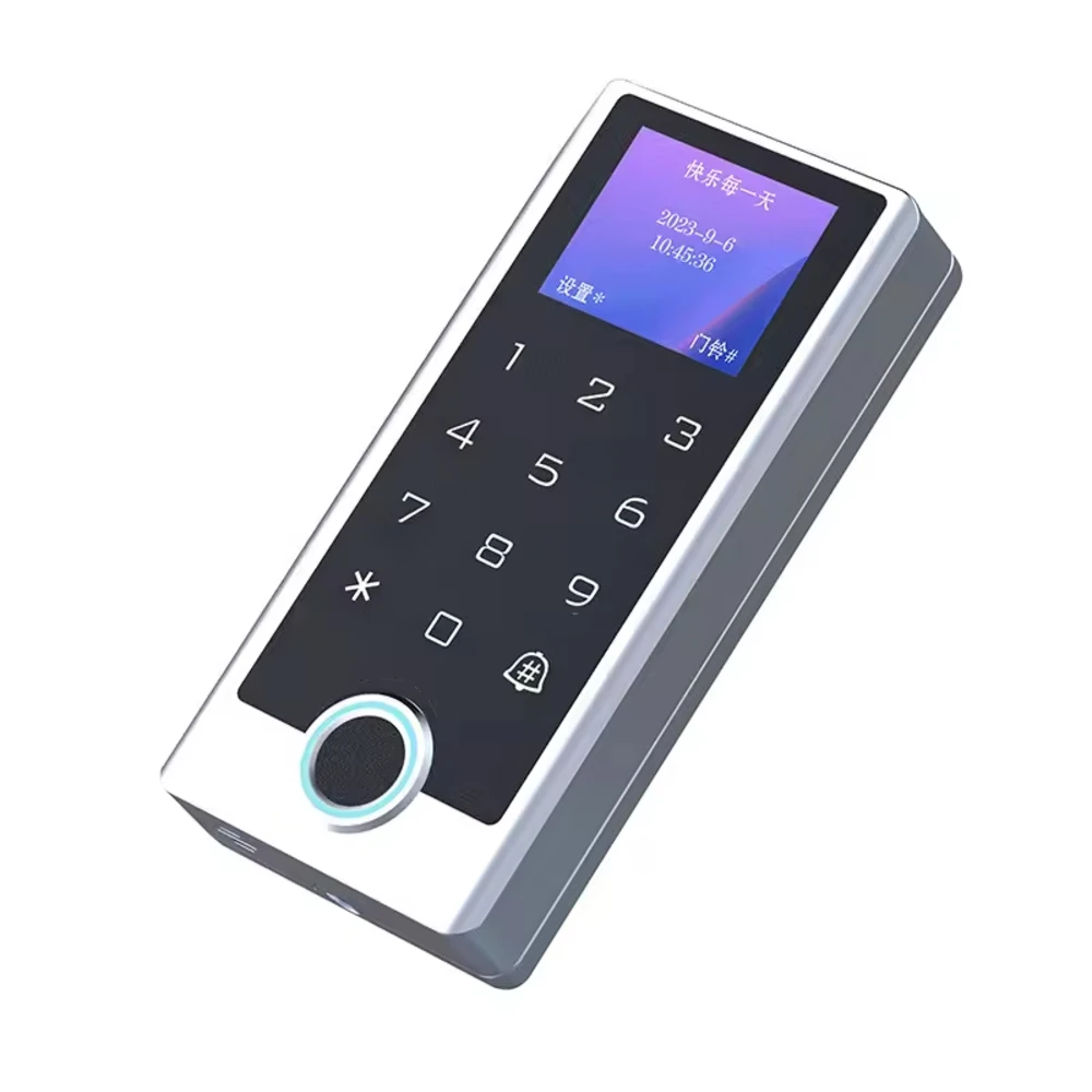 Economic 10,000 Large User Capacity IP66 Tuya Smart WIFI 2.4G Access Control with OLED Screen Used for Door Entry System